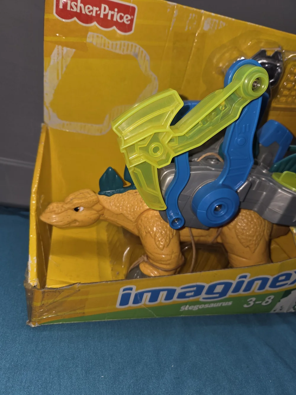 2011 Fisher-Price Imaginext Stegosaurus Dino w/ Digging Action Control